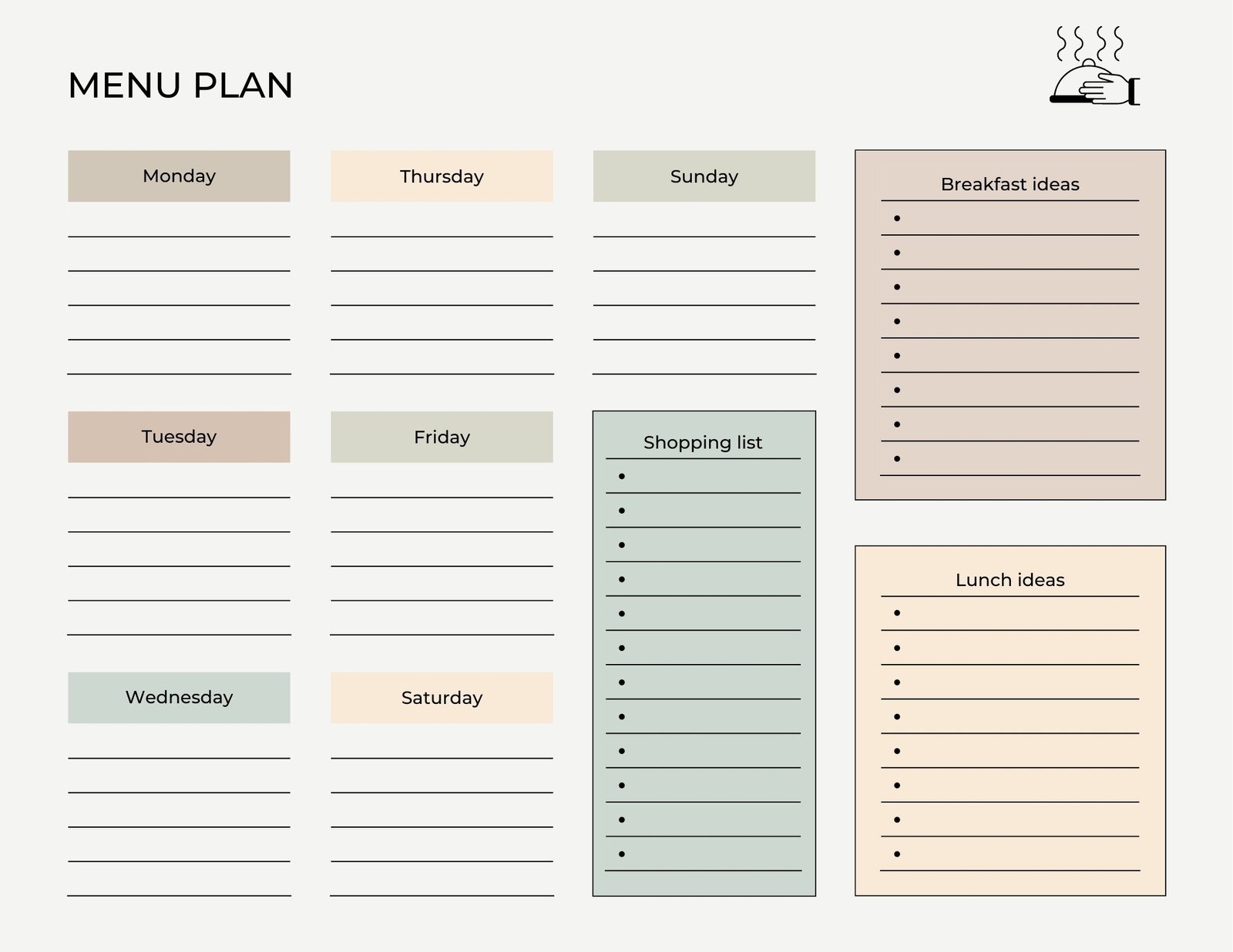 Meal Planner Template Weekly Meal Planner Weekly Meal Vrogue co