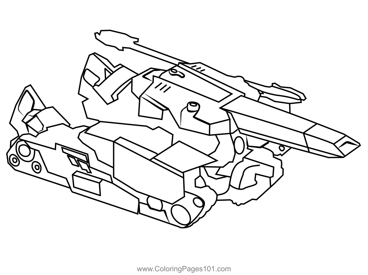 Megatronus Disguised From Transformers Coloring Page For Kids Free 