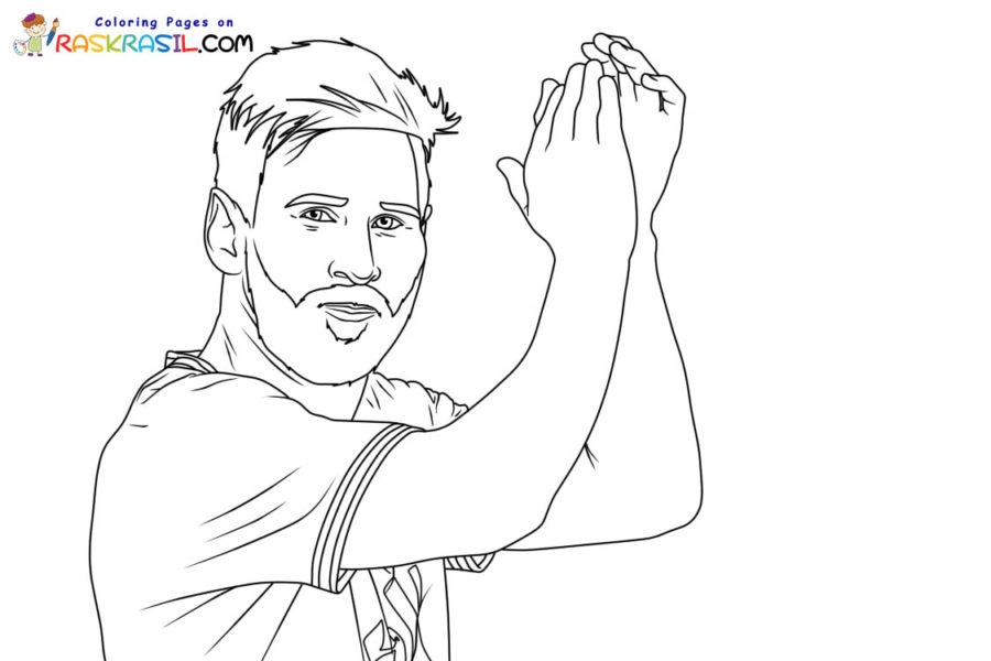 Messi Coloring Pages