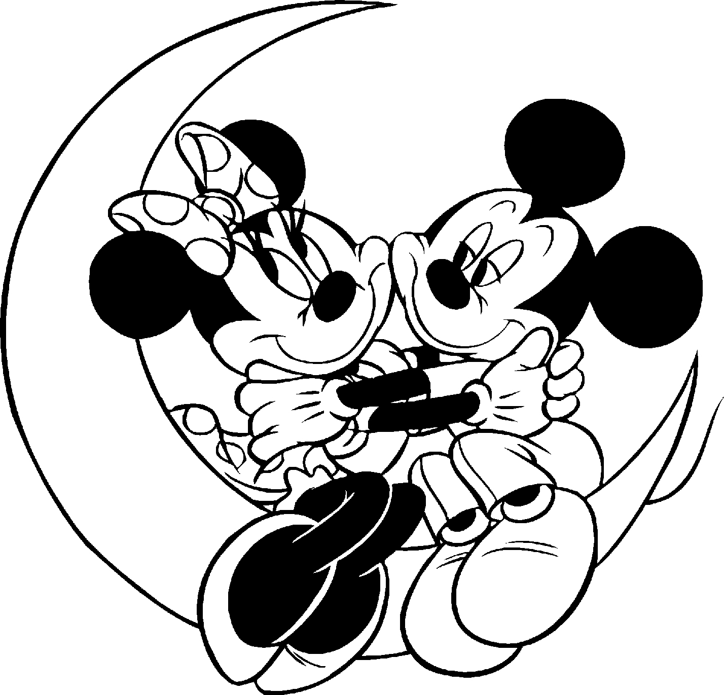 Mickey And Minnie Coloring Pages Holiday Coloring Pages