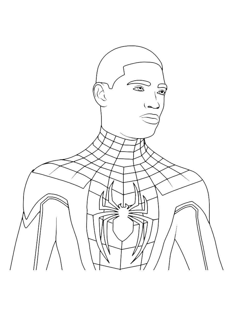 Miles Morales Coloring Pages