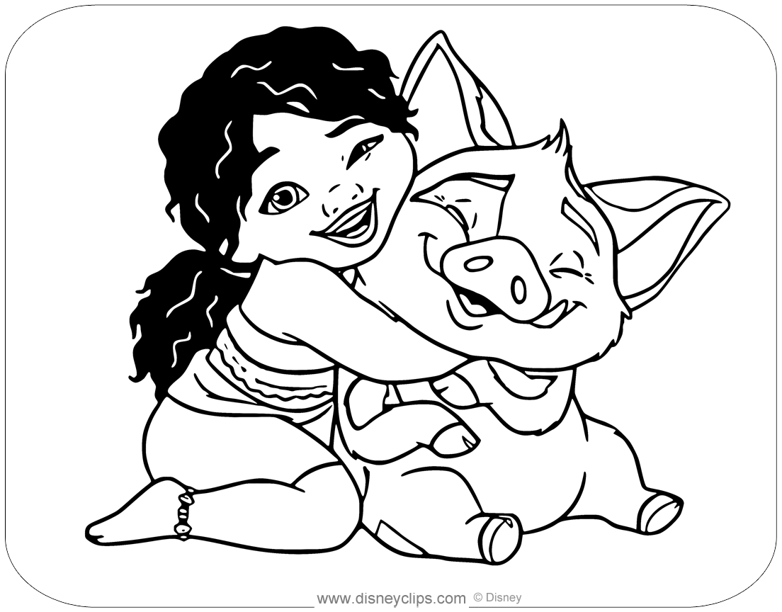 Moana 2 Coloring Pages Coloring Nation