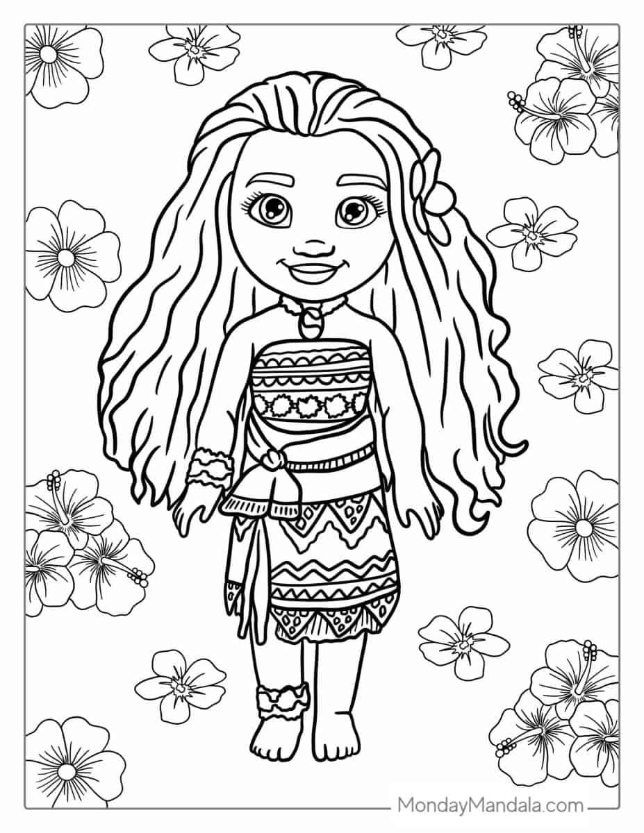 Moana Coloring Pages