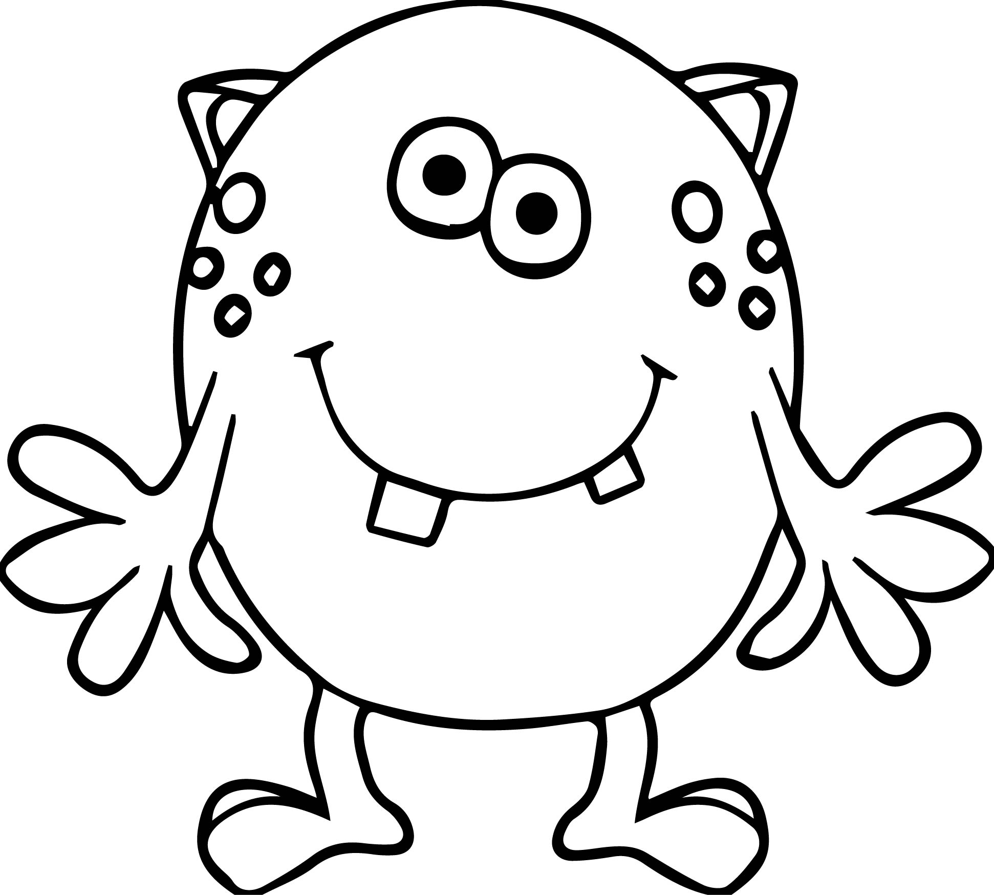 Monster Coloring Pages