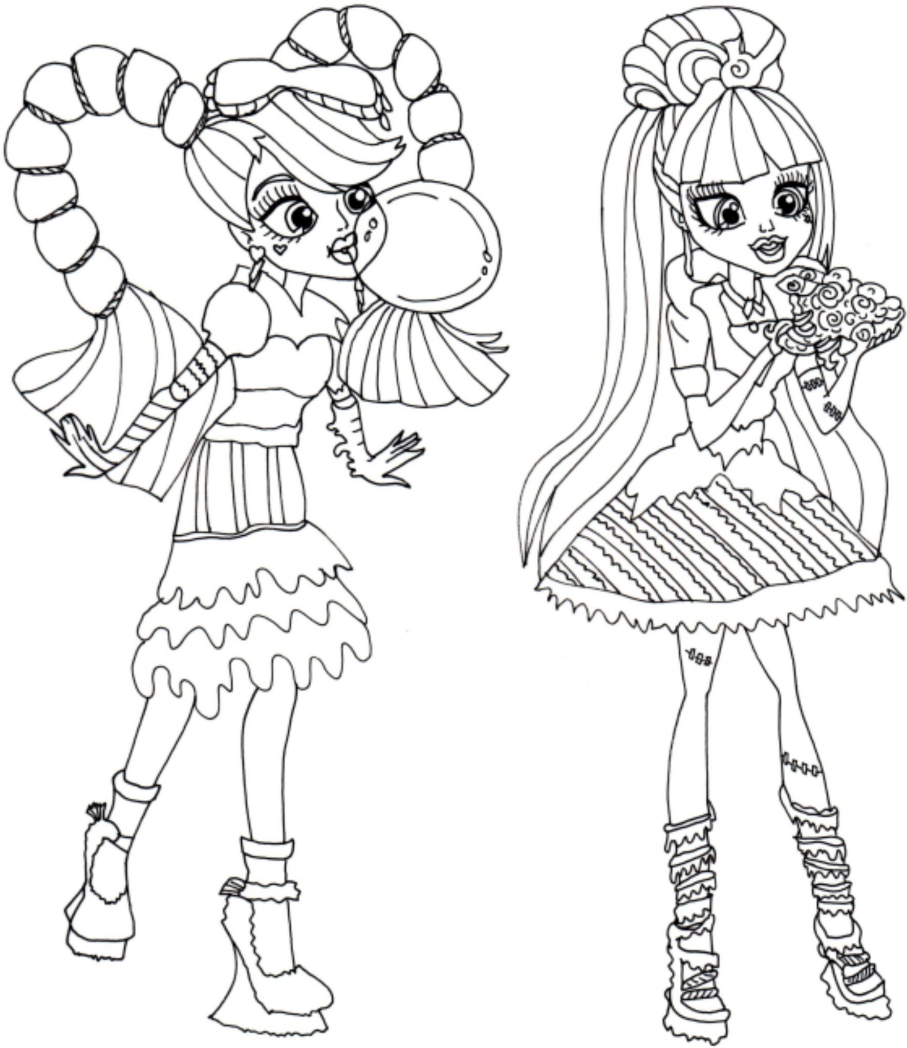 Monster High Movie Coloring Pages Best Coloring Pages