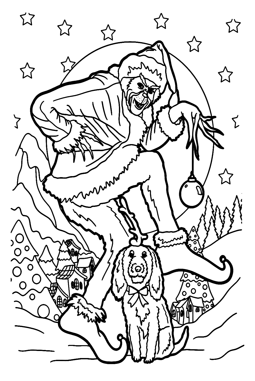 Mr Grinch Coloring Pages Free Printable Coloring Pages