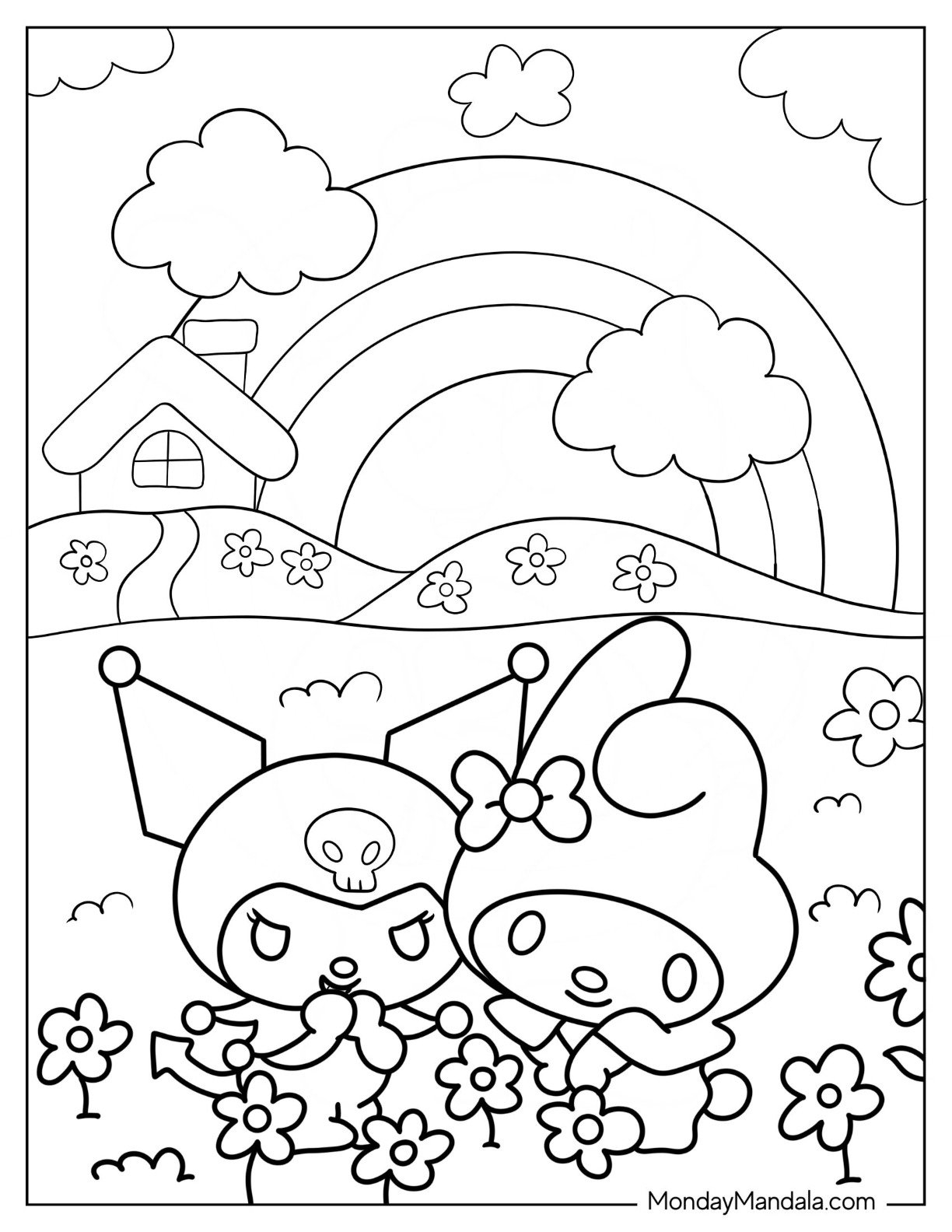 My Melody Coloring Pages Printable For Free Download 40 OFF