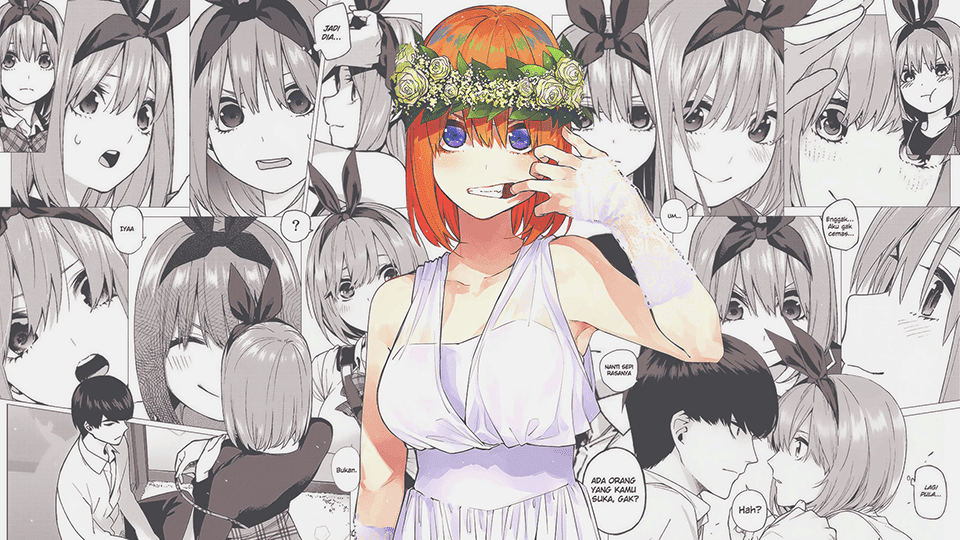 Nakano Yotsuba Gotoubun No Hanayome Wallpaper Korigengi Anime 