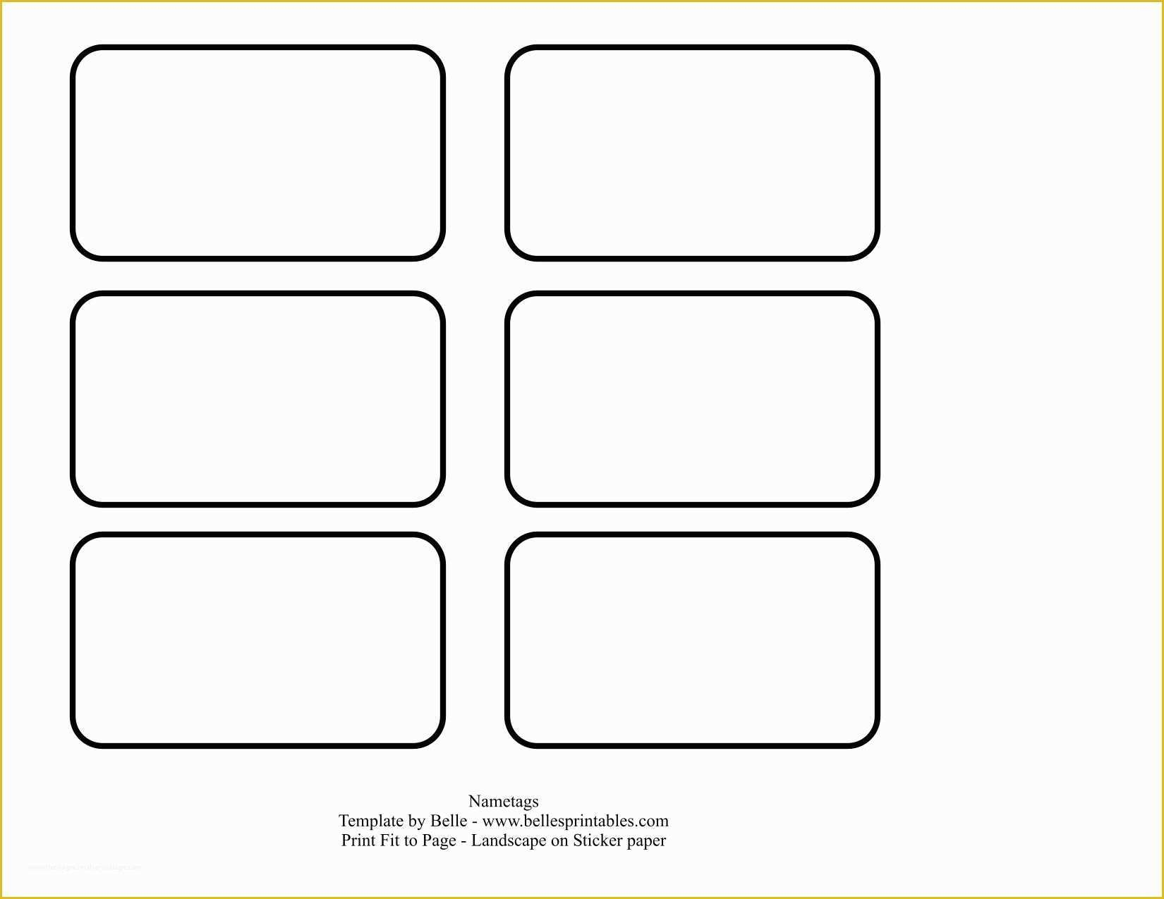 Name Tag Template Free Printable Of The 25 Best Name Tag Templates 