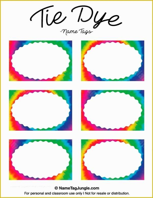 Name Tag Template Free Printable Of The 25 Best Name Tag Templates