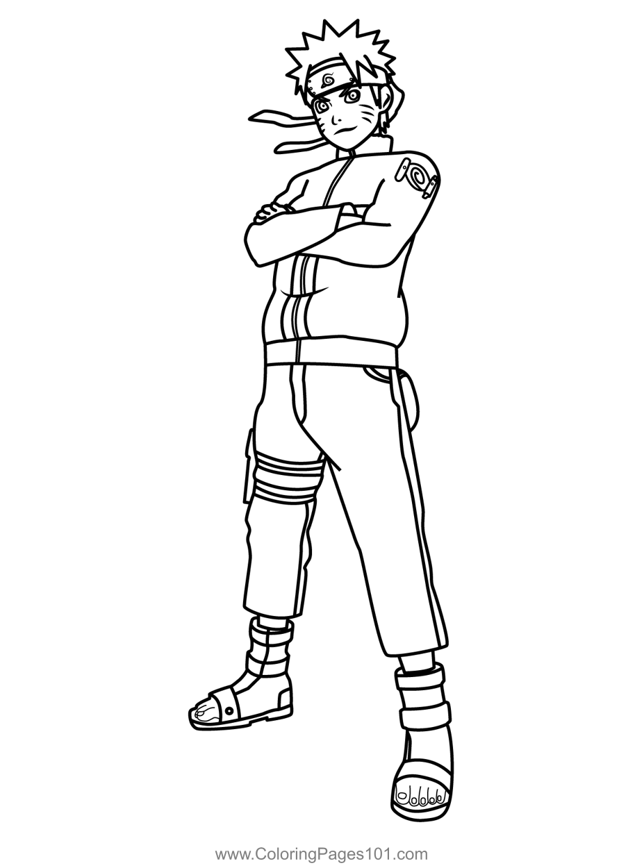 Naruto Uzumaki Naruto Coloring Page For Kids Free Naruto Printable 