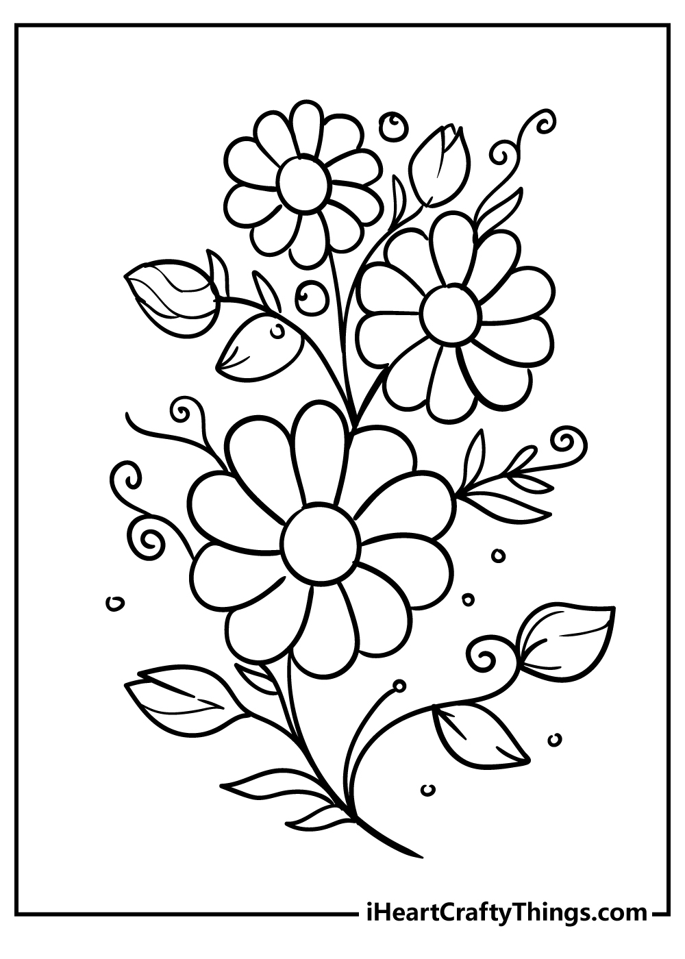 New Beautiful Flower Coloring Page Unique Coloring Home