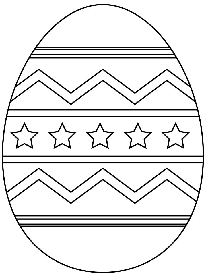 Nice Easter Egg Coloring Page Free Printable Coloring Pages For Kids