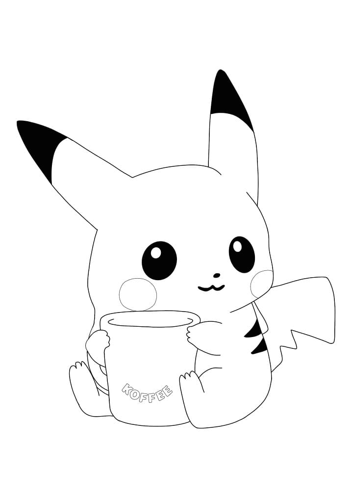 Ninja Pikachu Coloring Page Free Printable Coloring Pages For Kids