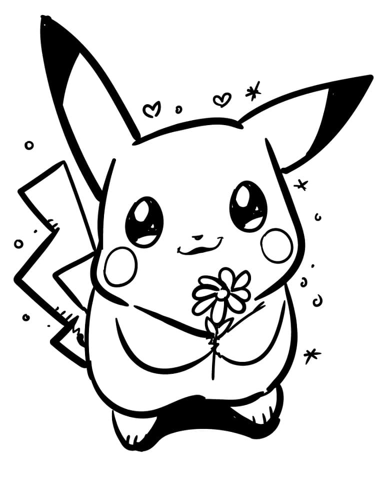 Ninja Pikachu Coloring Page Free Printable Coloring Pages For Kids