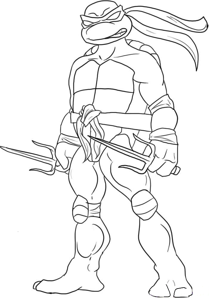 Ninja Turtles Coloring Pages Pdf Coloring Home