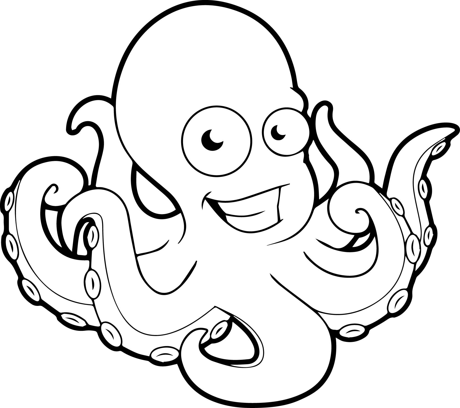 Octopus Coloring Page Printable Coloring Pages