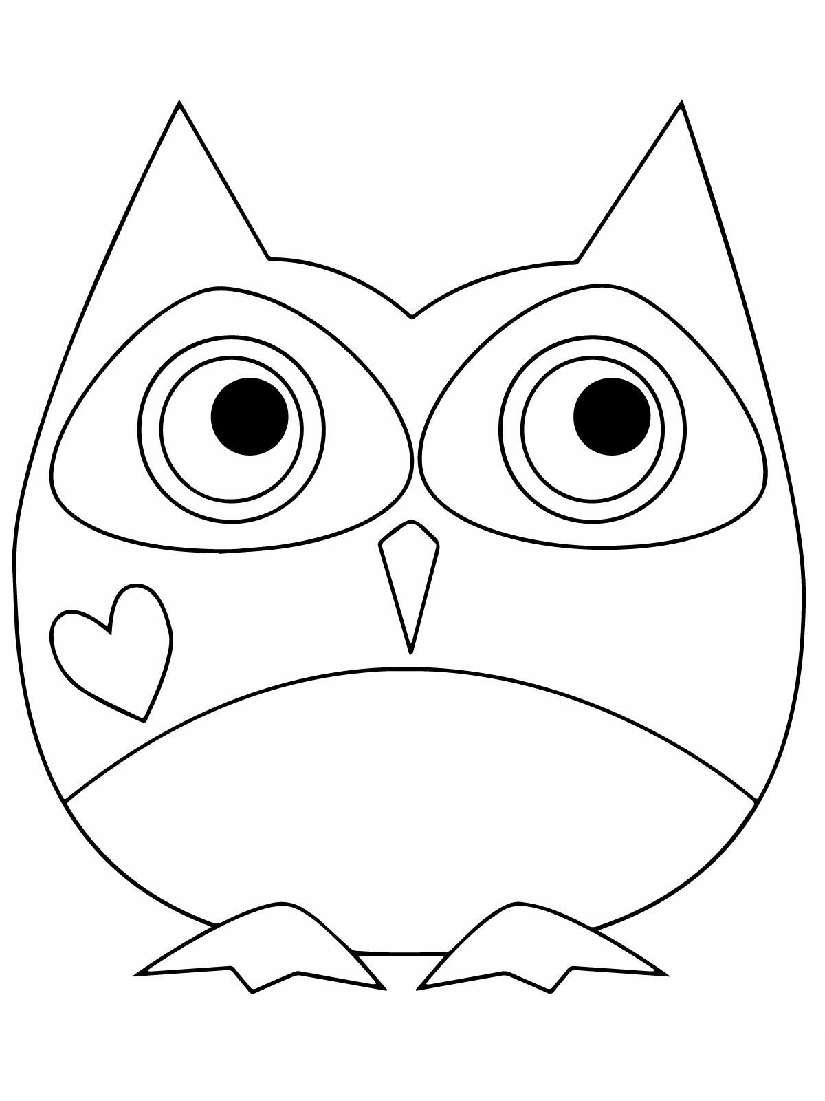 Owl Coloring Pages
