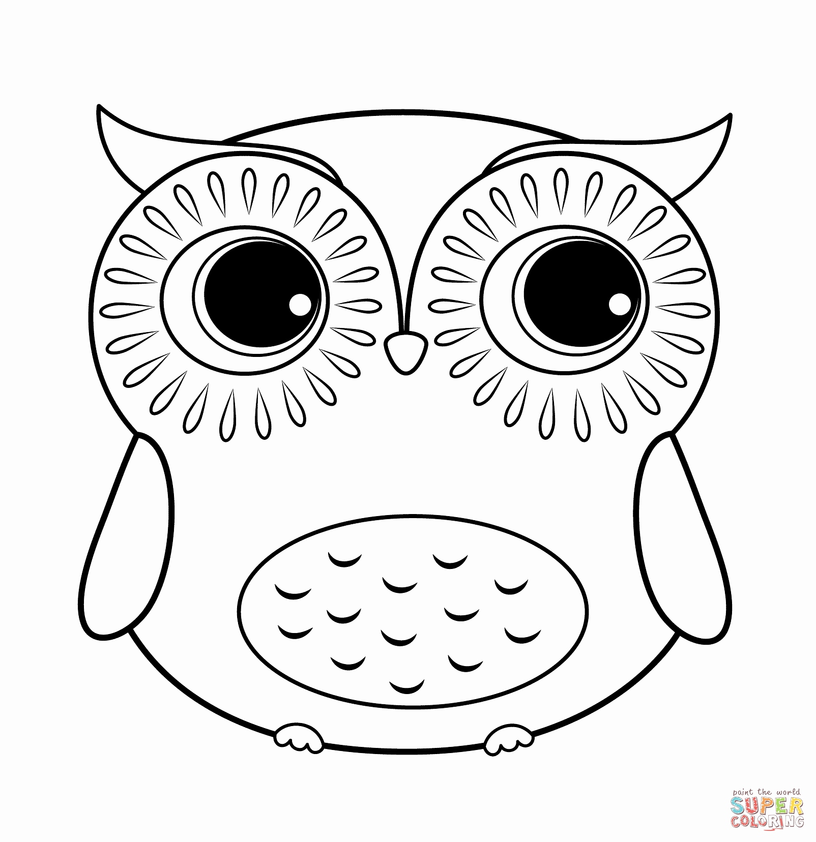 Owl Print Out Coloring Pages At GetColorings Free Printable 