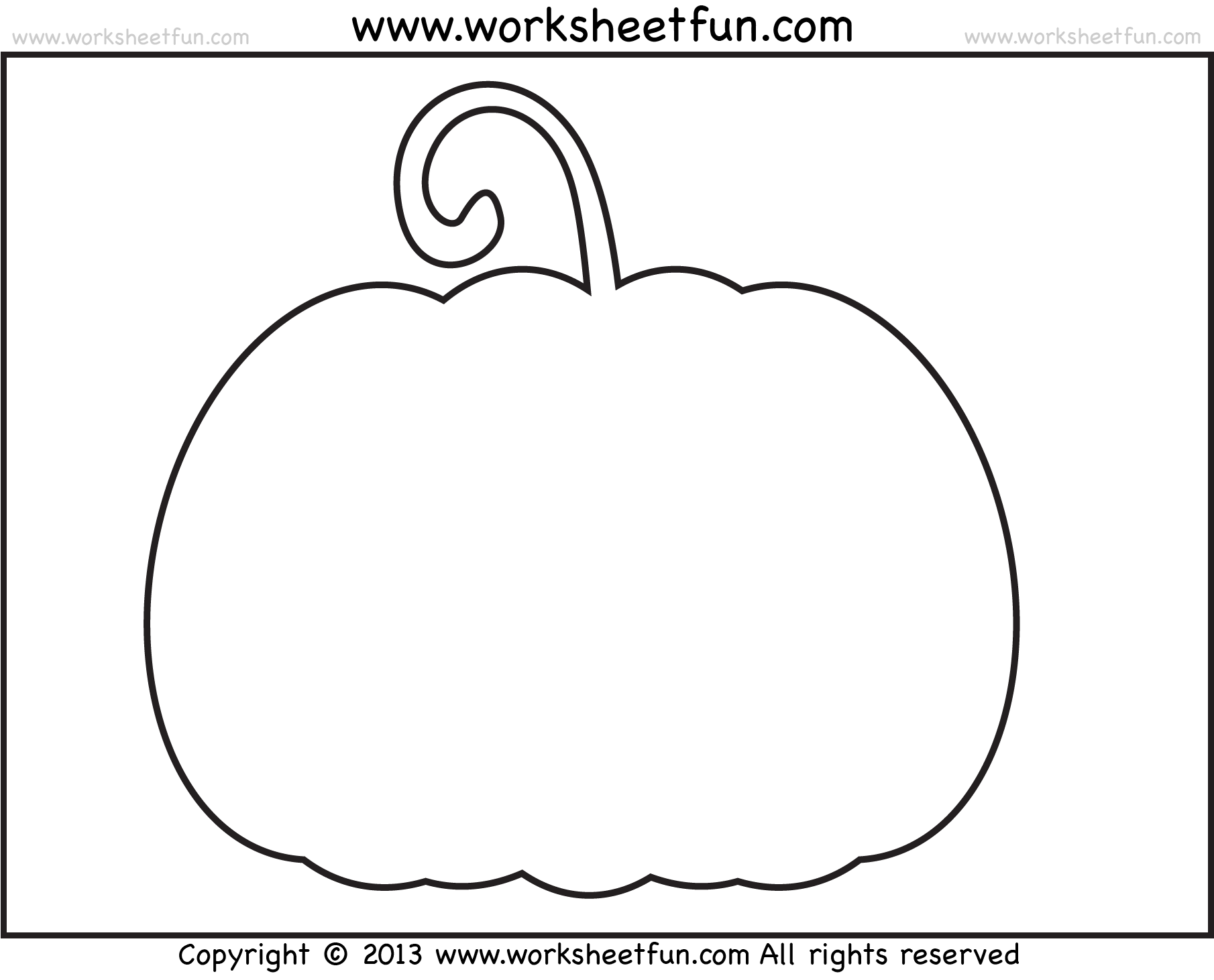 Paper Pumpkin Template Printable