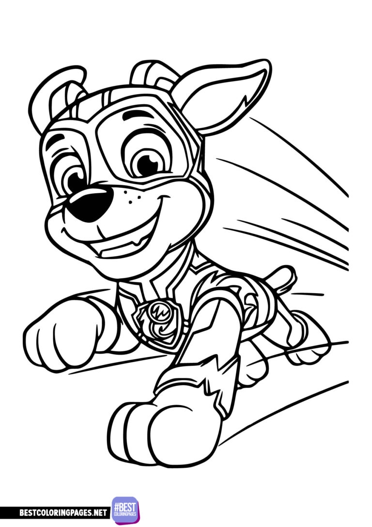 Paw Patrol Coloring Page Free Printable Coloring Pages