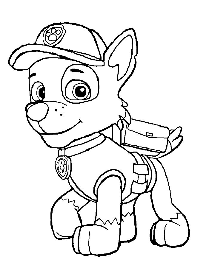 Paw Patrol Coloring Pages Free Printable PDF 
