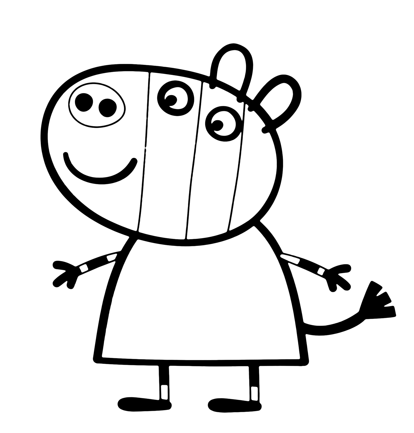Peppa Pig And Friends Coloring Pages Print Coloring Home