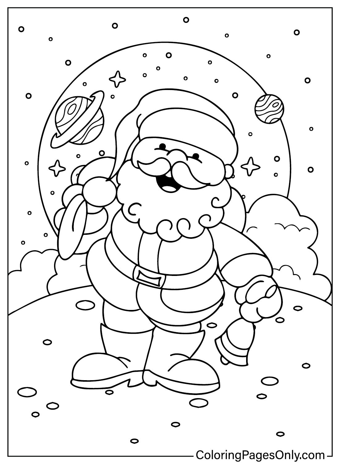 Pictures Santa Claus Coloring Page Free Printable Coloring Pages