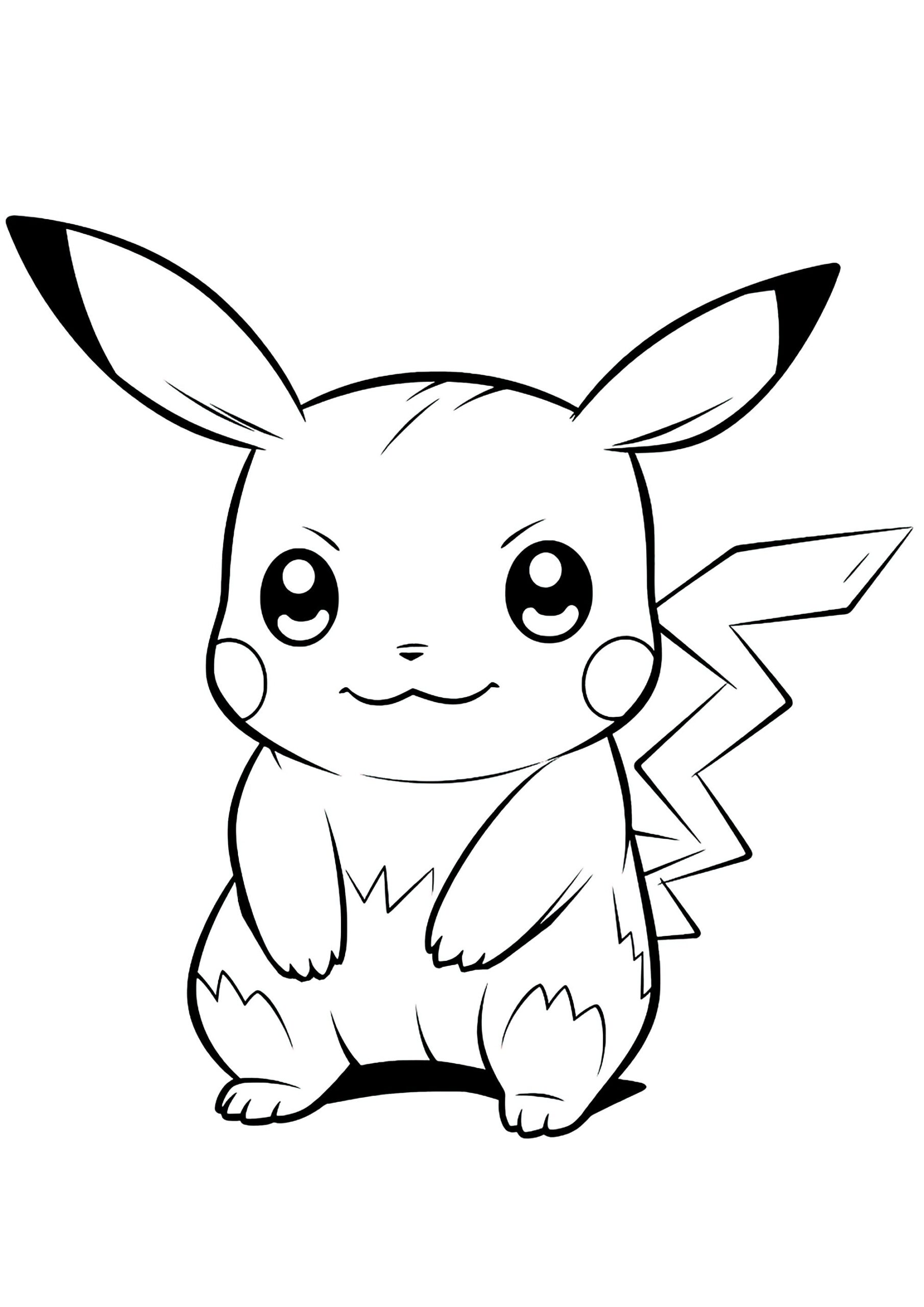 Pikachu All Pokemon Coloring Pages Kids Coloring Pages