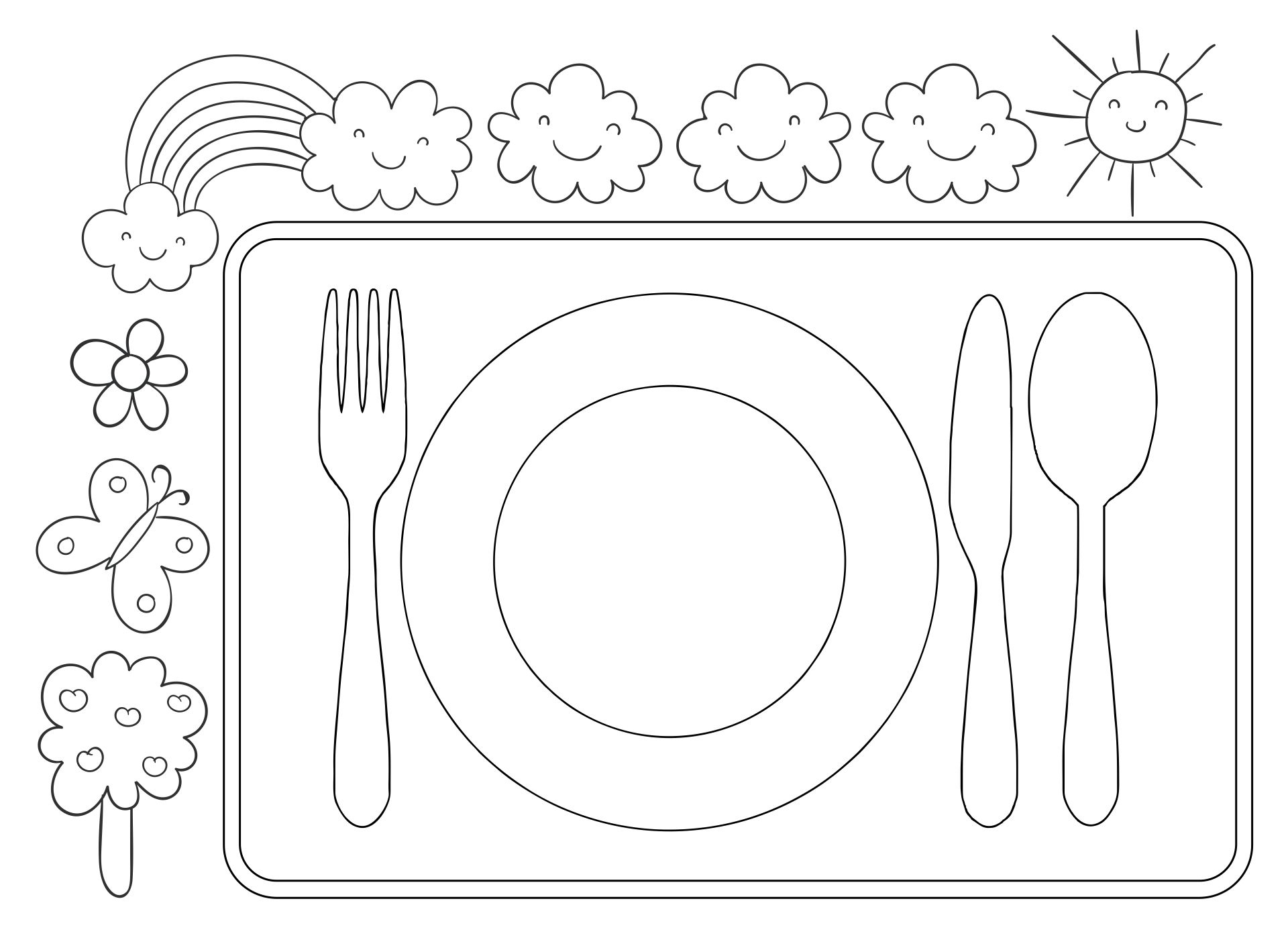 Placemat Template Printable Printable Word Searches
