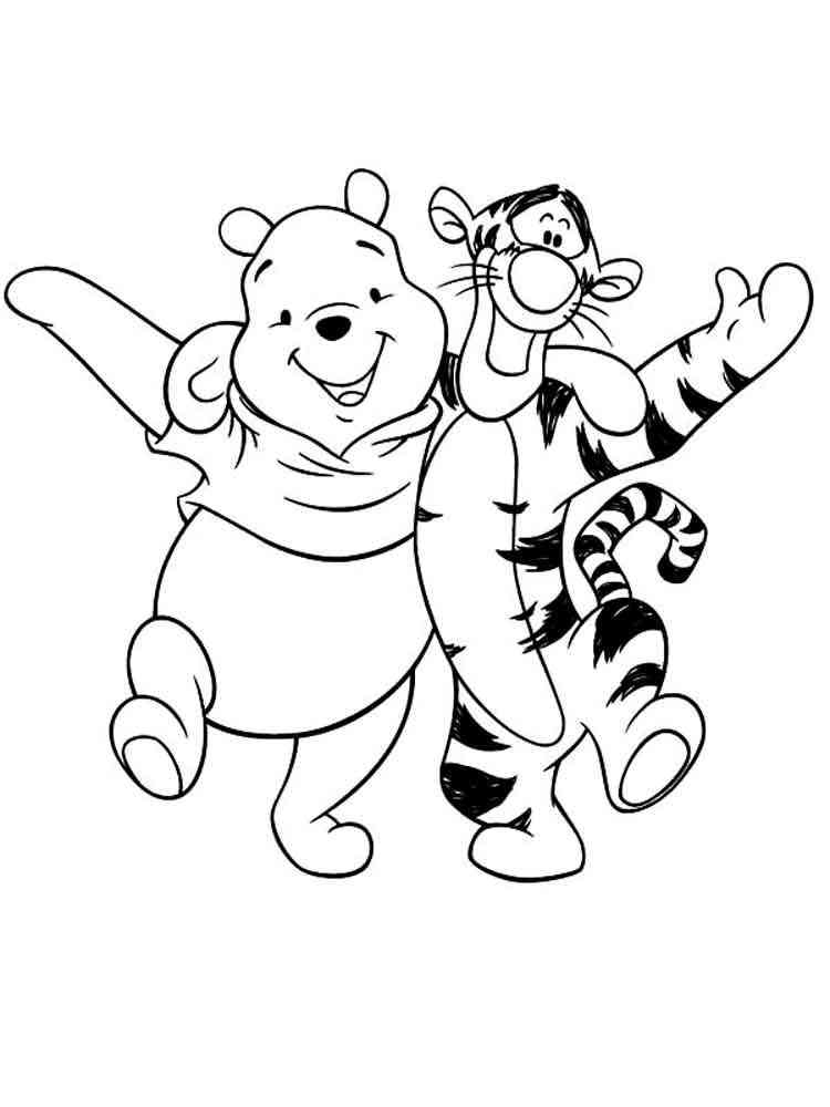 Pooh Bear Coloring Pages