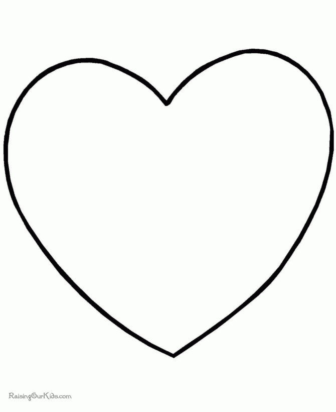 Preschool Valentine Day Coloring Pages 002