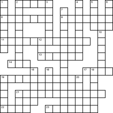 Print Friendly Kitchen Tools Crosswords 1