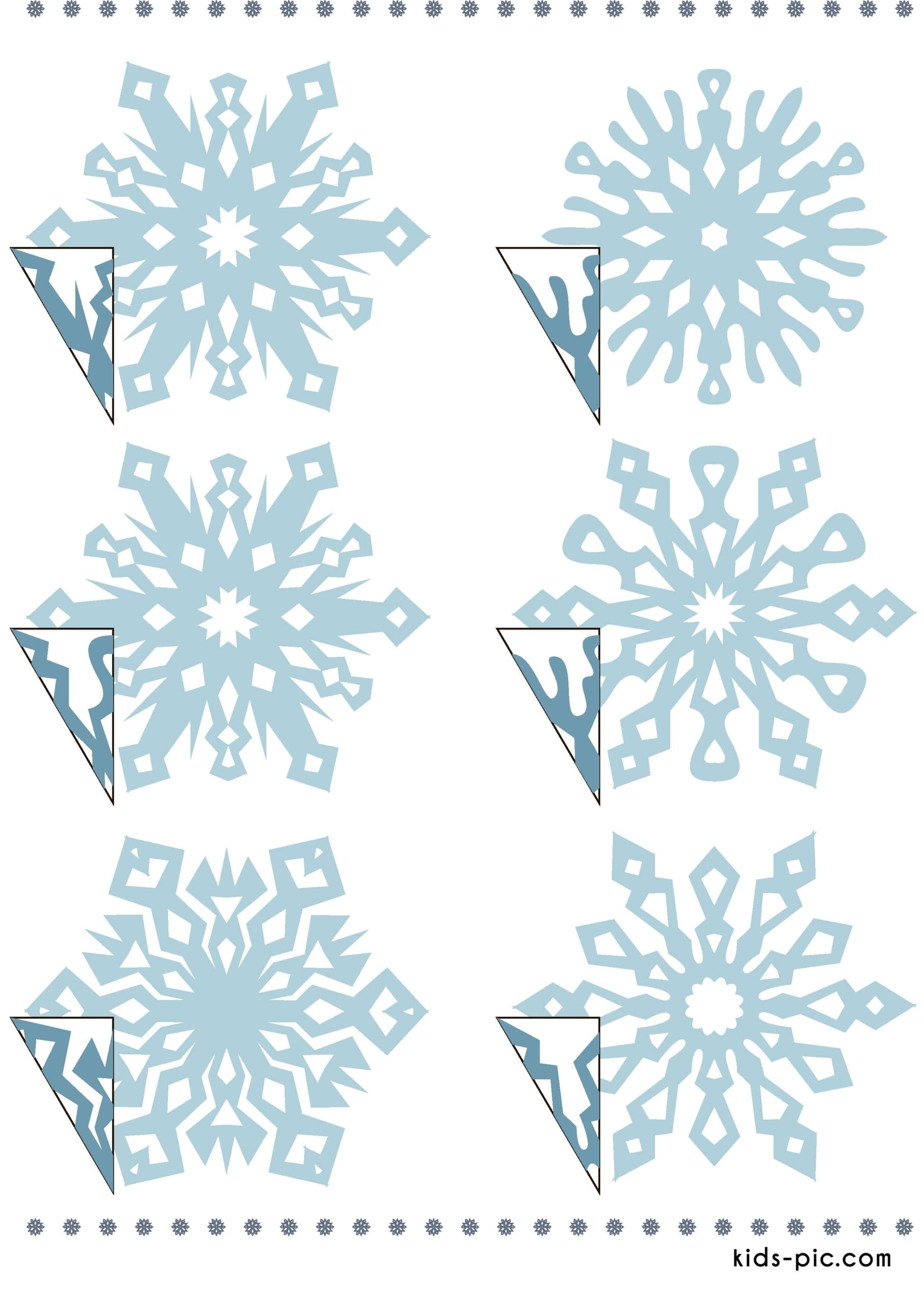 Printable 3d Snowflake Template Free Printable