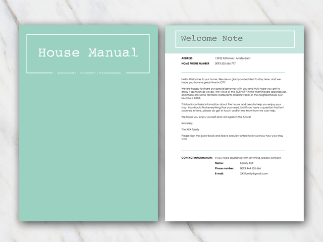 Printable Airbnb House Manual Template Pdf Get What You Need For Free