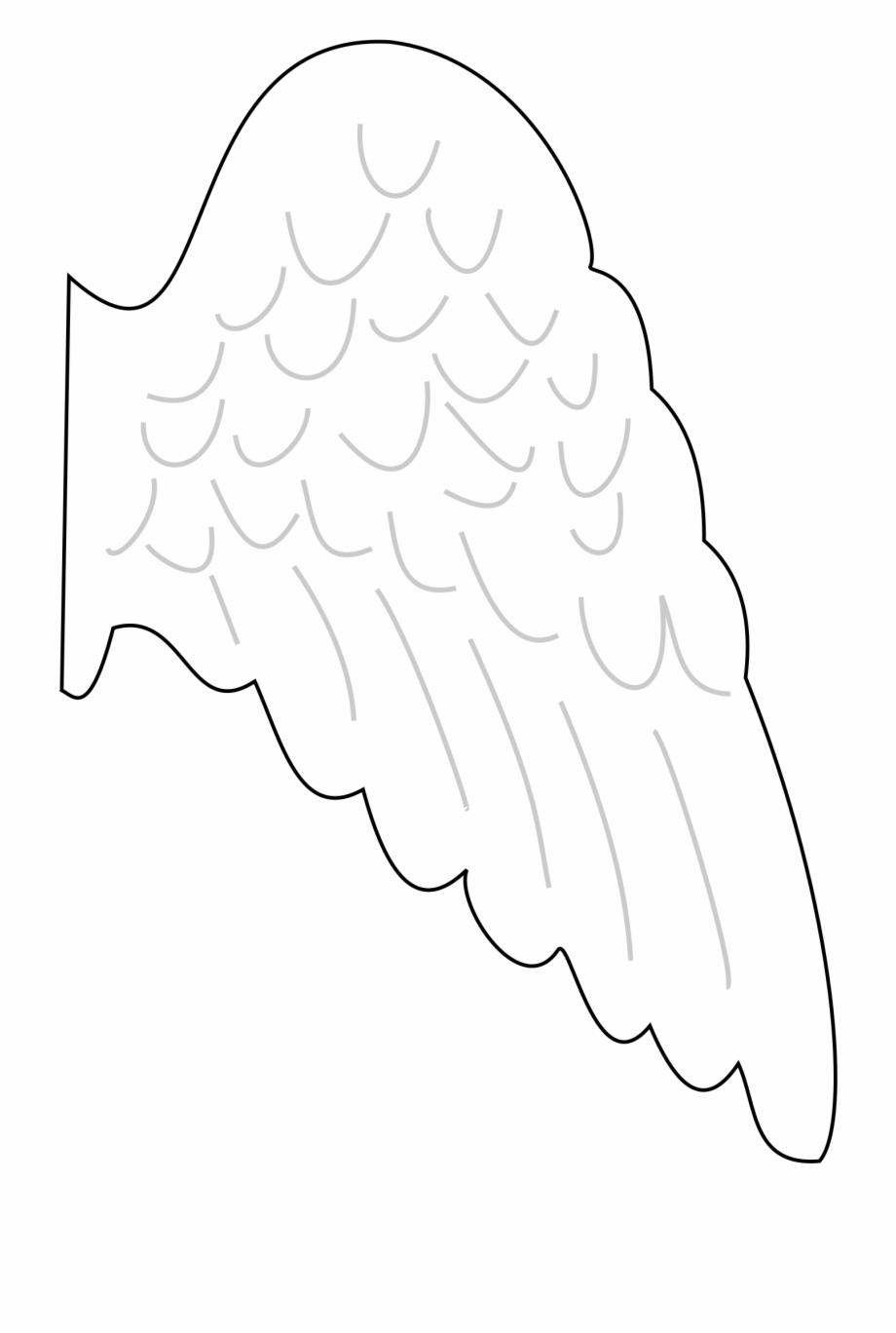 Printable Angel Wings Template Printable Free Templates