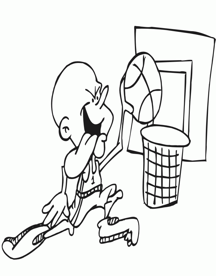 Printable Basketball Coloring Pages Coloring Home