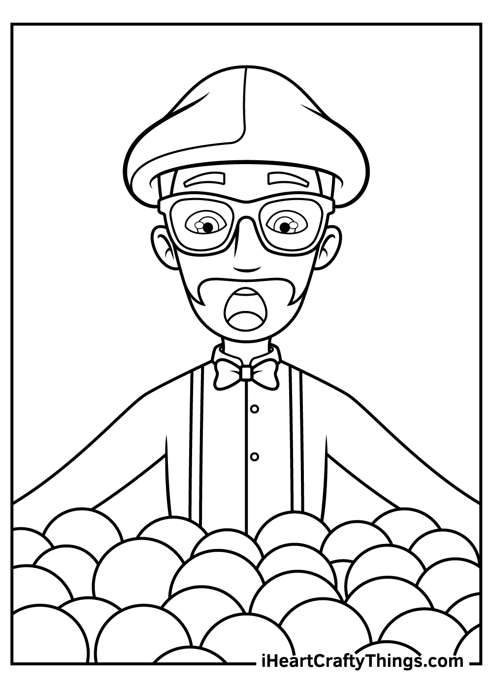 Printable Blippi Character Coloring Pages Updated 2021 