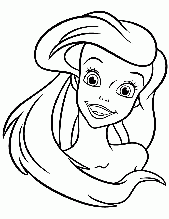 Printable Coloring Pages Little Mermaid Coloring Home
