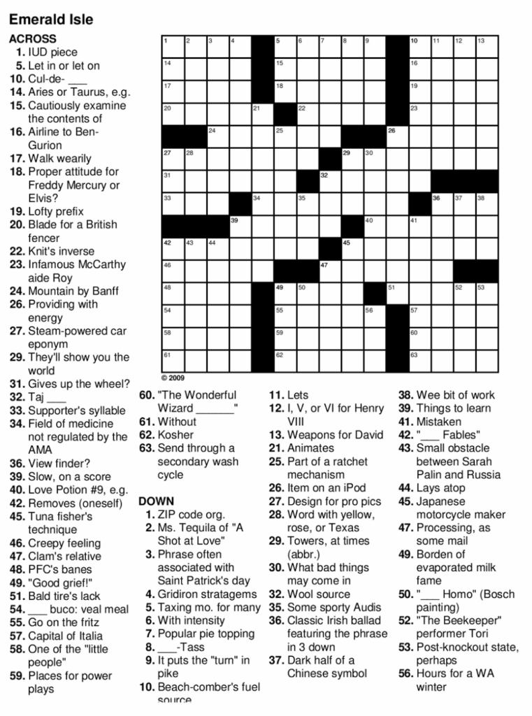 Printable Pdf Crossword Puzzles - Elmo Coloring Sheets