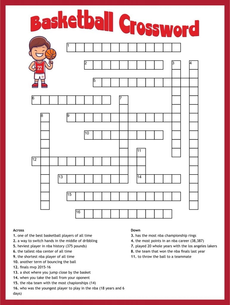 Printable Easy Crosswords For Adults Printable Lab