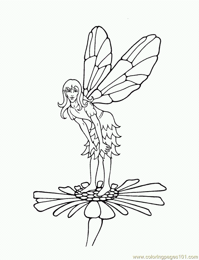 Printable Fairy Coloring Pages Coloring Home