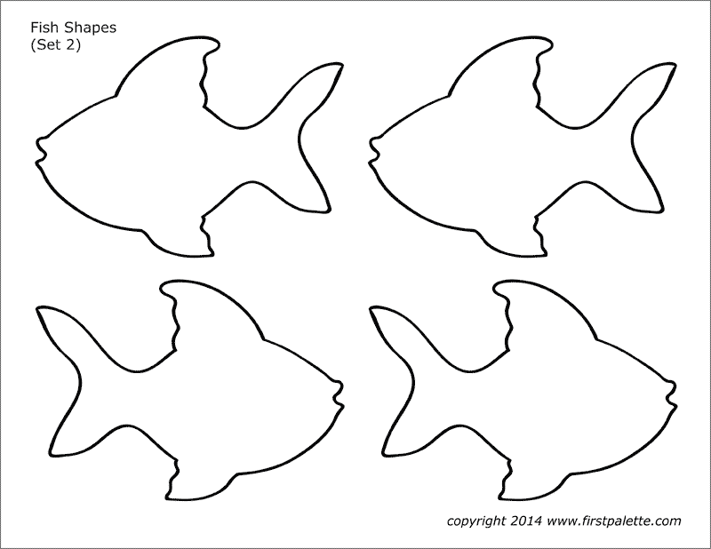 Printable Fish Pattern Template Daniel Albiston