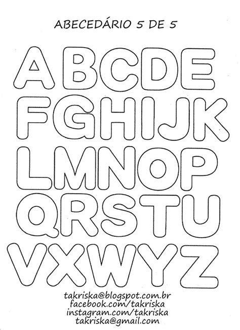 Printable Free Alphabet Templates 54A Free Printable Alphabet Letters 