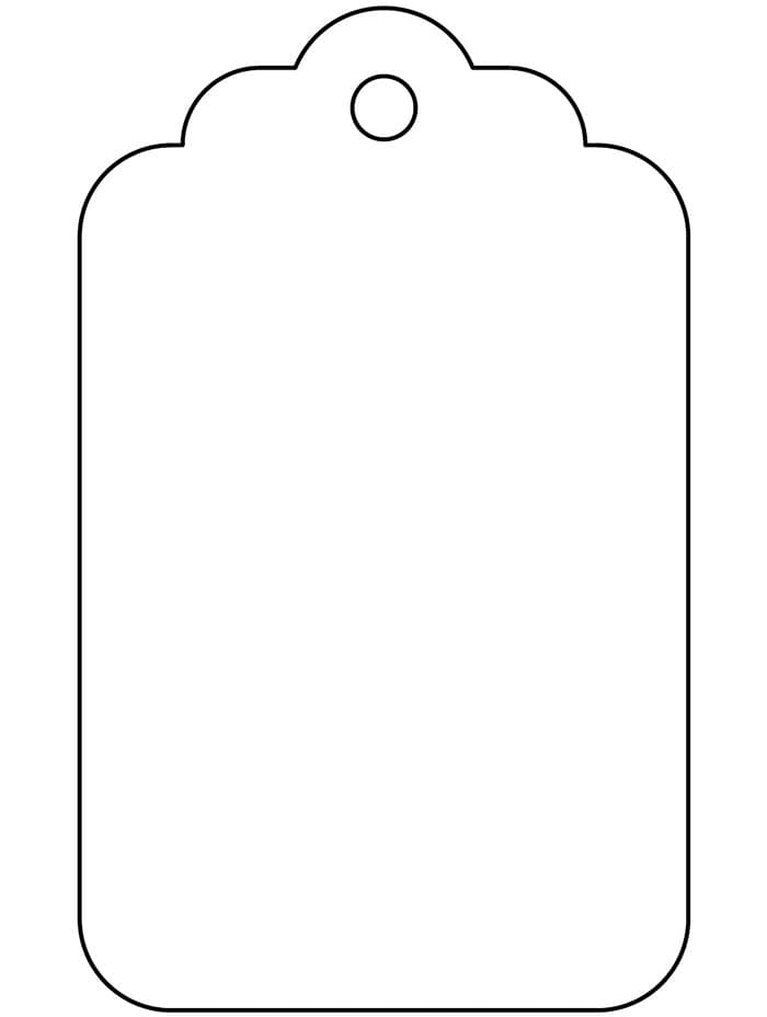 Printable Gift Tag Template Blank Free Download And Print For You