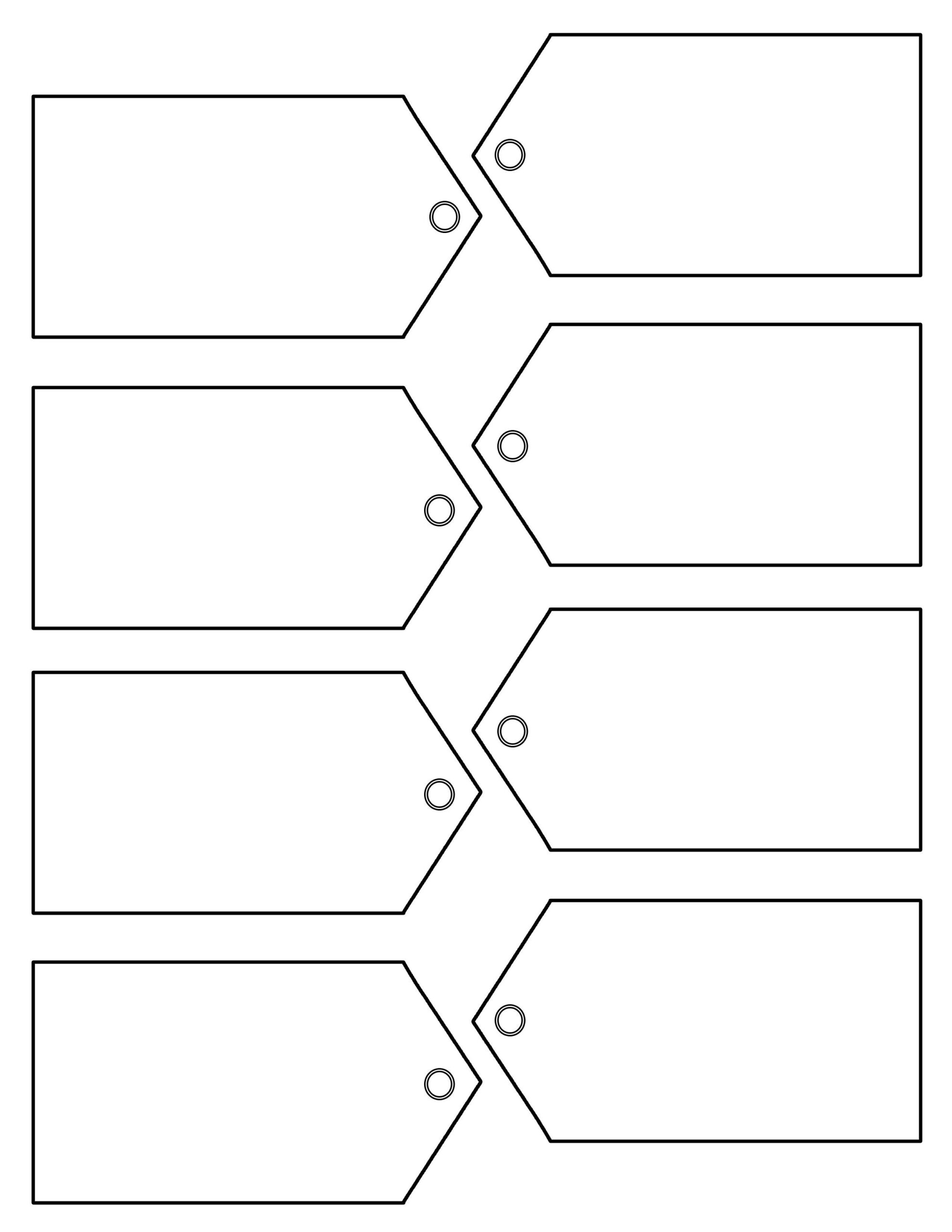 Printable Gift Tags Templates Content Calendar Template