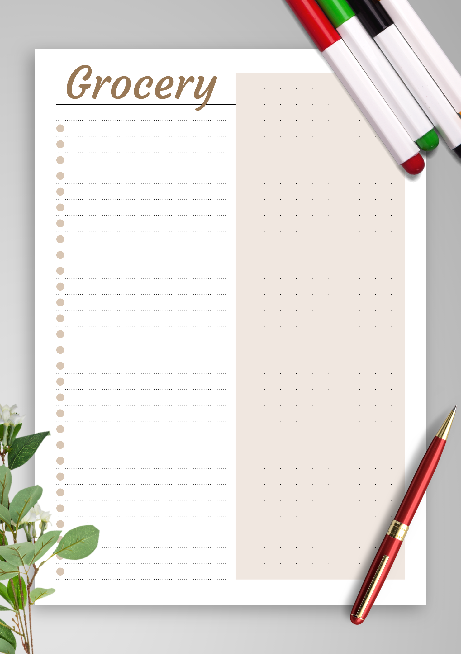 Printable Grocery List Template Grocery List Template Grocery List Images