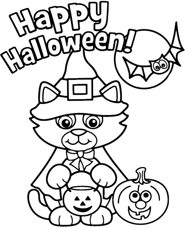 Printable Halloween Coloring Pages Happy Halloween Pr Vrogue co