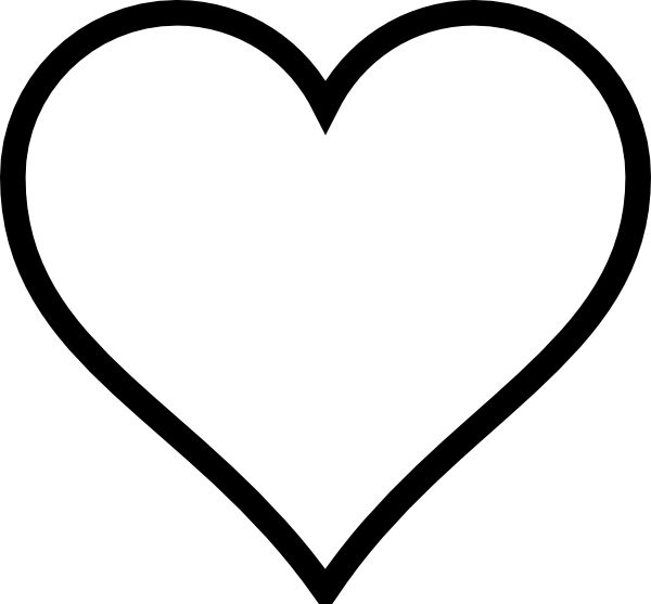 Printable Heart Shape Template ClipArt Best