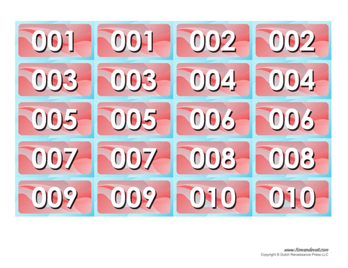 Printable Numbered Raffle Tickets Pdf Raffle Ticket Printable 